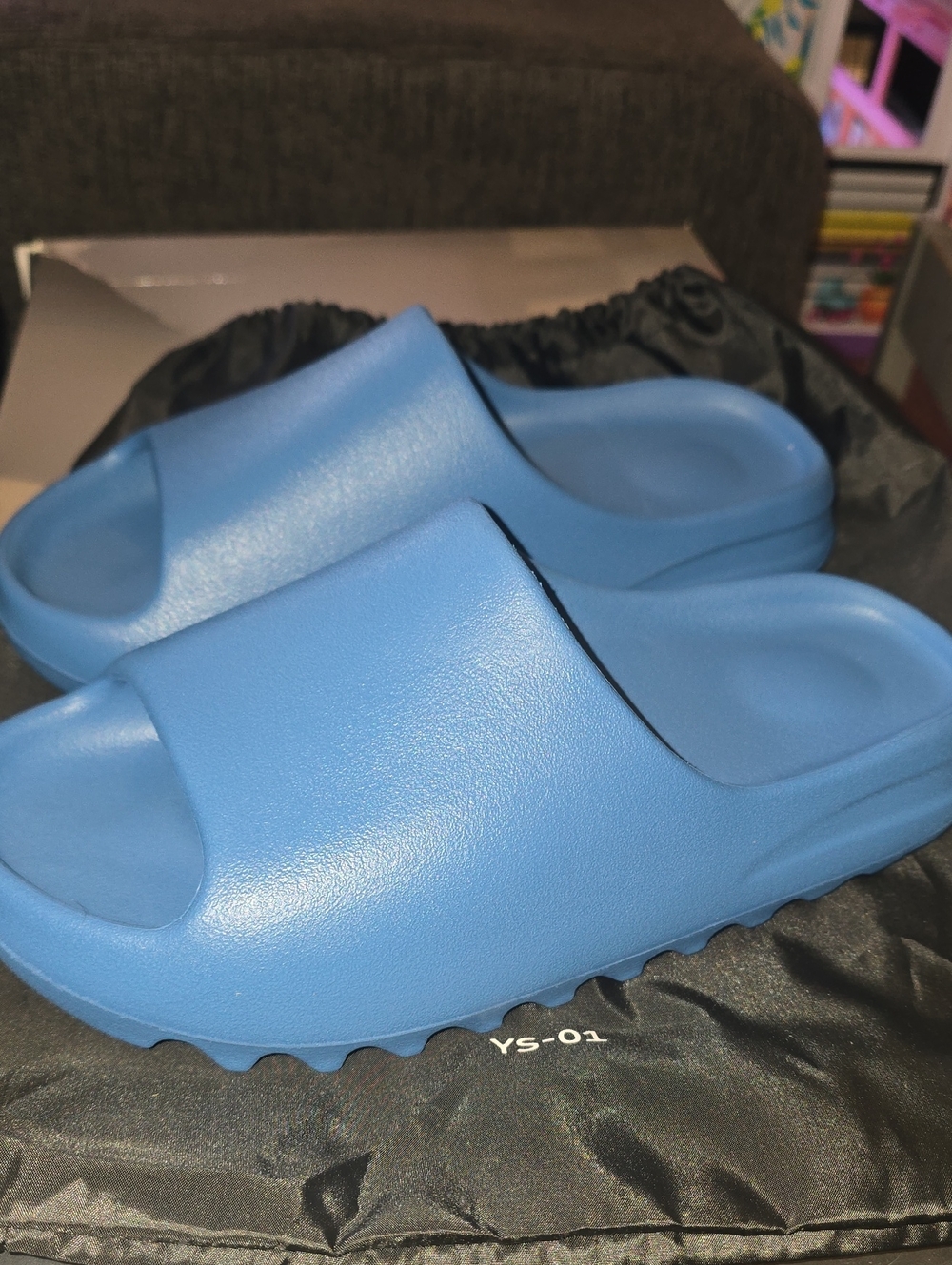 Yeezy YS-01  Slide Sandals in Blue